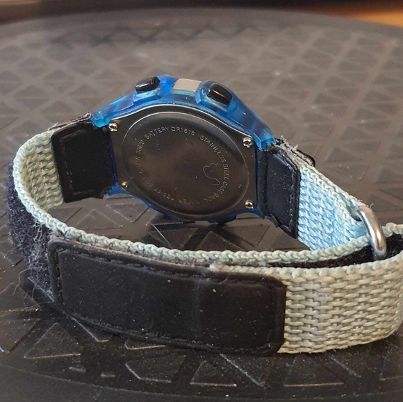 🦋10/$20🦋  Silver/Blue Digital Alarm/Chronograph Women's Watch - Picture 3 of 4